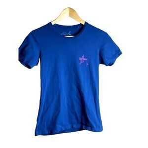 Guy Harvey Women’s T Shirt Size Small 100% Cotton Logo Front Sailfish Print Back